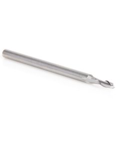46004 Solid Carbide Spiral Plunge 3/32 Dia x 1/4 x 1/8 Shank x 2 Inch Long Up-Cut