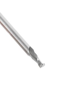 46004 Solid Carbide Spiral Plunge 3/32 Dia x 1/4 x 1/8 Shank x 2 Inch Long Up-Cut