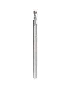 46005 Solid Carbide Spiral Plunge 7/64 Dia x 1/4 x 1/8 Shank x 2 Inch Long Up-Cut