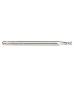 46005 Solid Carbide Spiral Plunge 7/64 Dia x 1/4 x 1/8 Shank x 2 Inch Long Up-Cut