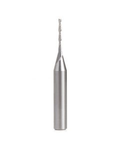 46009 Solid Carbide Spiral Plunge 1/16 Dia x 1/2 x 1/4 Shank x 2 Inch Long Up-Cut