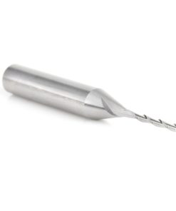 46009 Solid Carbide Spiral Plunge 1/16 Dia x 1/2 x 1/4 Shank x 2 Inch Long Up-Cut