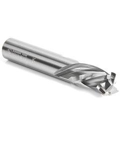 46013 CNC Solid Carbide Compression Spiral 3 Flute x 1/2 Dia x 7/8 x 1/2 Inch Shank