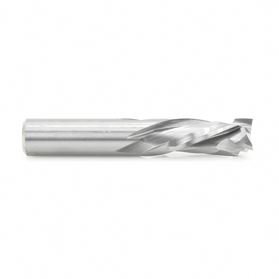 46022 CNC Solid Carbide Mortise Compression Spiral 3 Flute 1/2 Dia x 1 Cut Height x 1/2 Inch Shank