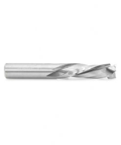 46024 CNC Solid Carbide Mortise Compression Spiral 3 Flute 1/2 Dia x 1-3/8 x 1/2 Inch Shank