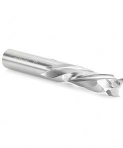 46024 CNC Solid Carbide Mortise Compression Spiral 3 Flute 1/2 Dia x 1-3/8 x 1/2 Inch Shank