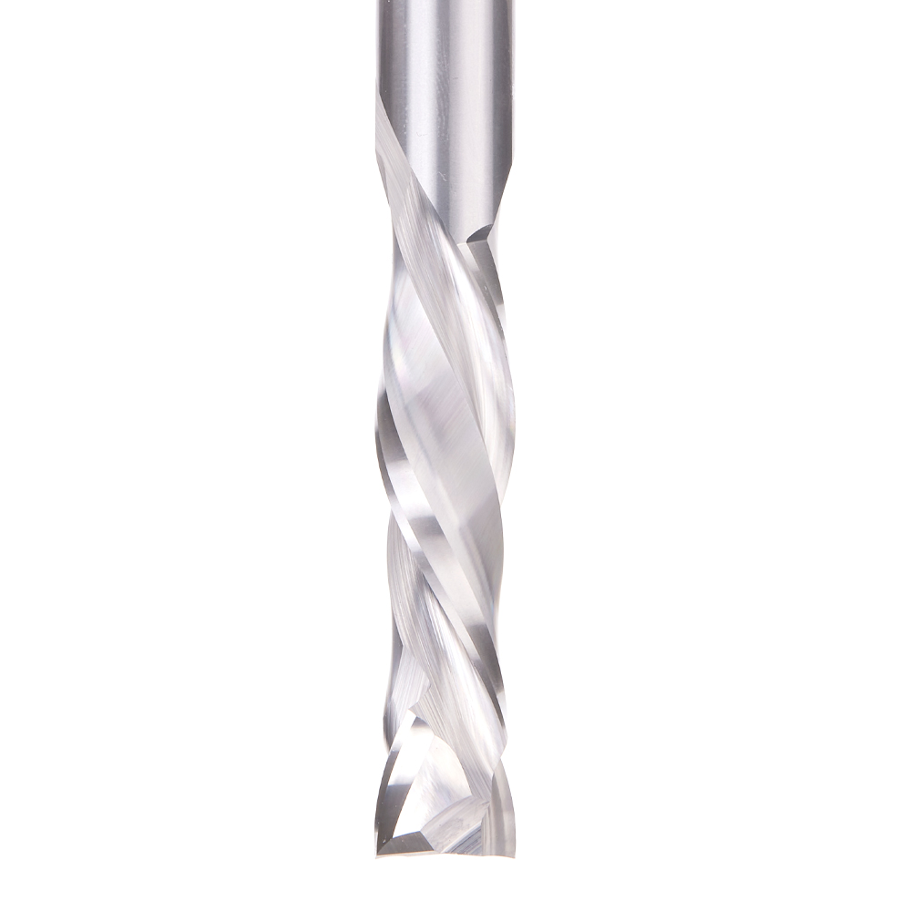 46035 CNC Solid Carbide Compression Spiral 1/2 Dia x 2-1/8 Inch x 1/2 Inch Shank