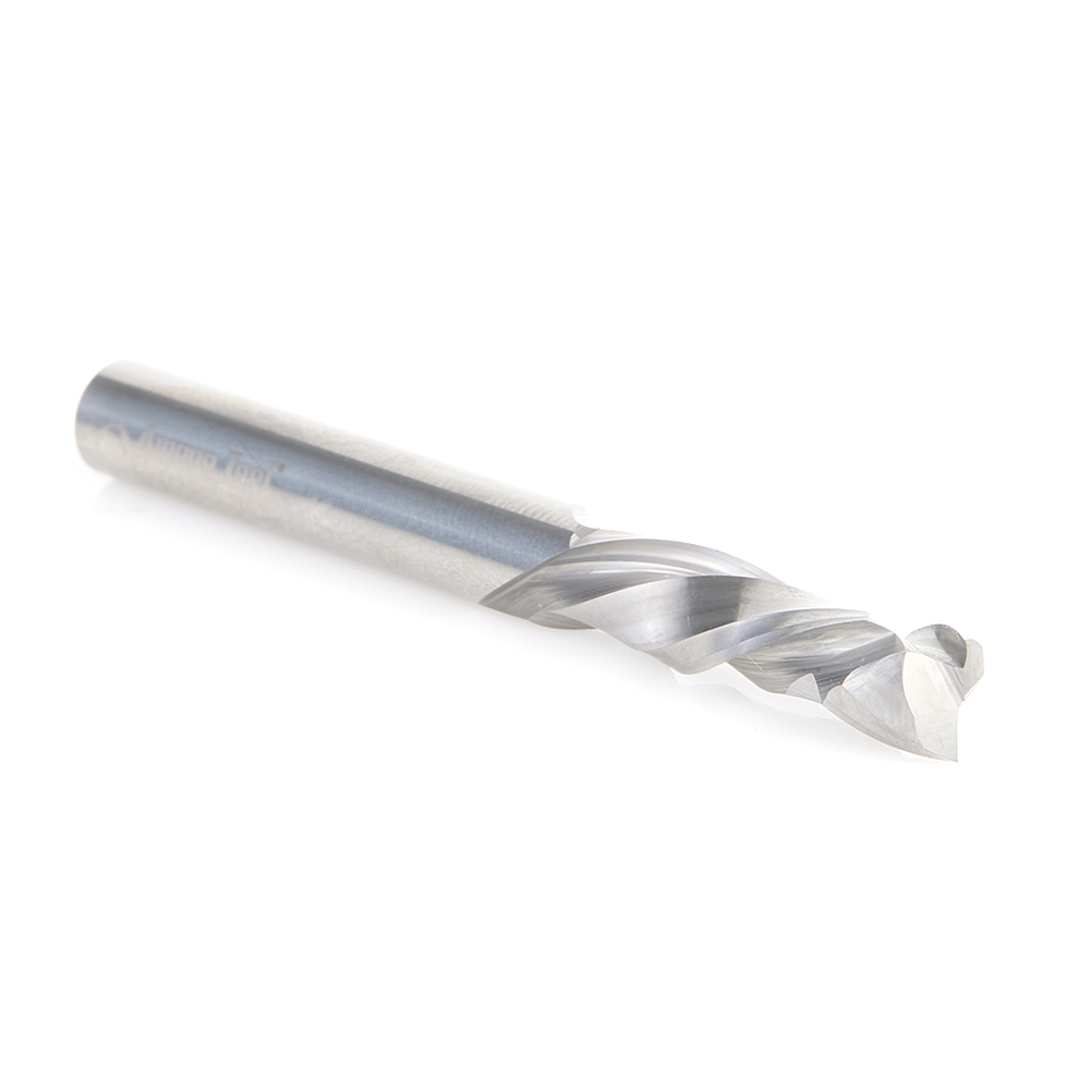 46037 CNC Solid Carbide Compression Spiral 1/4 Dia x 1 Inch x 1/4 Inch Shank