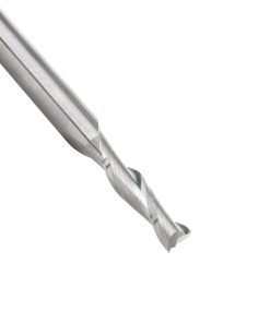 46062 Solid Carbide Spiral Plunge 5mm Dia x 3/4 x 1/4 Inch Shank Up-Cut