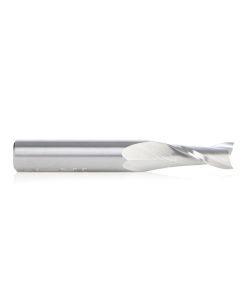 46063 Solid Carbide Spiral Plunge 8mm Dia x 3/4 x 3/8 Inch Shank Up-Cut