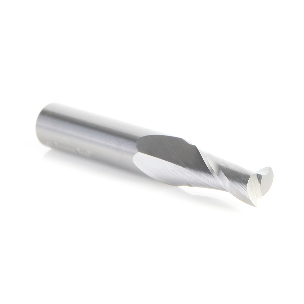 46063 Solid Carbide Spiral Plunge 8mm Dia x 3/4 x 3/8 Inch Shank Up-Cut