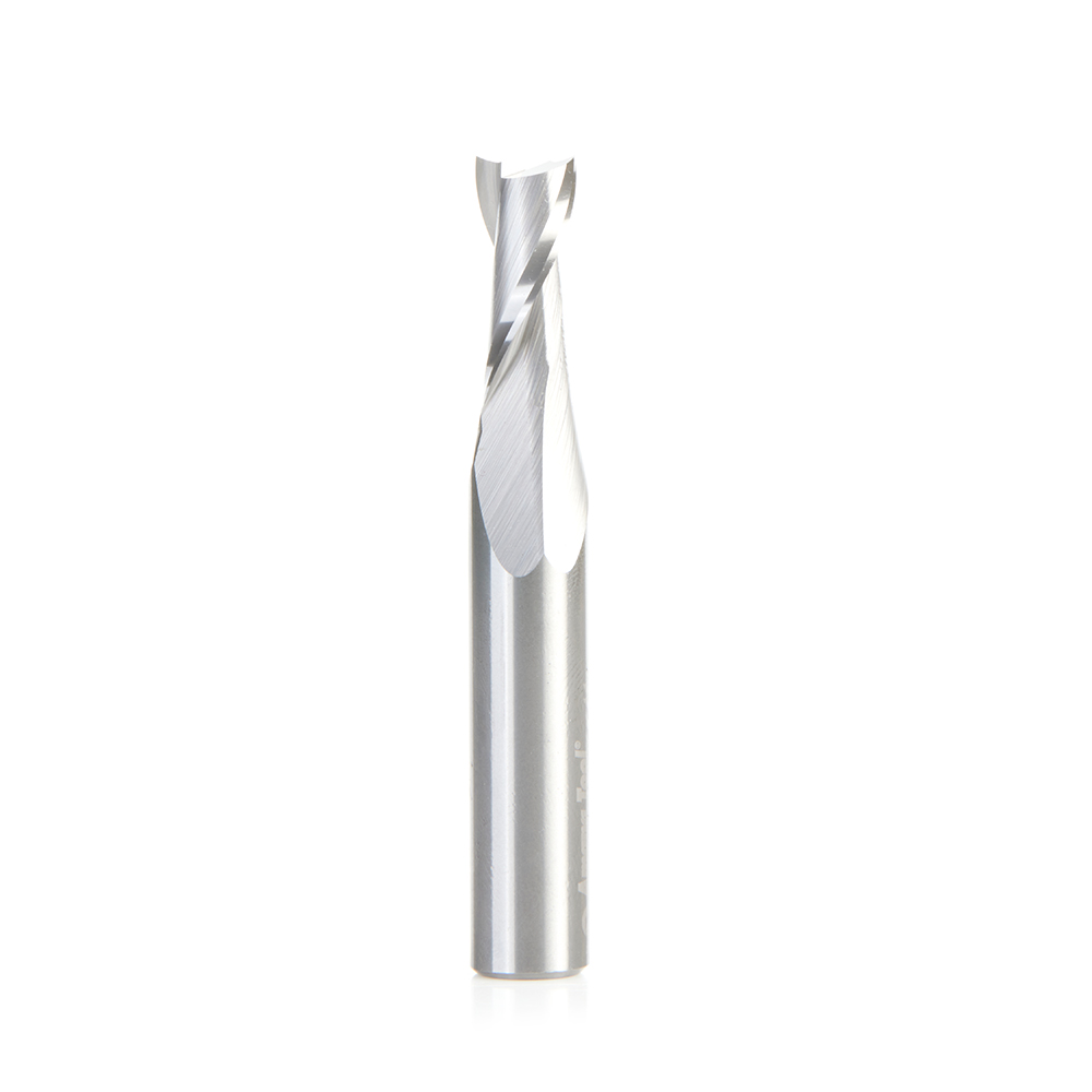 46063 Solid Carbide Spiral Plunge 8mm Dia x 3/4 x 3/8 Inch Shank Up-Cut