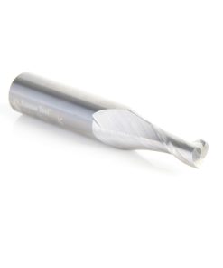 46064 Solid Carbide Spiral Plunge 8mm Dia x 3/4 x 1/2 Inch Shank Up-Cut