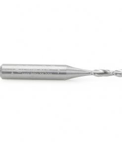 46100 Solid Carbide Spiral Plunge 1/8 Dia x 1/2 x 1/4 Inch Shank Up-Cut
