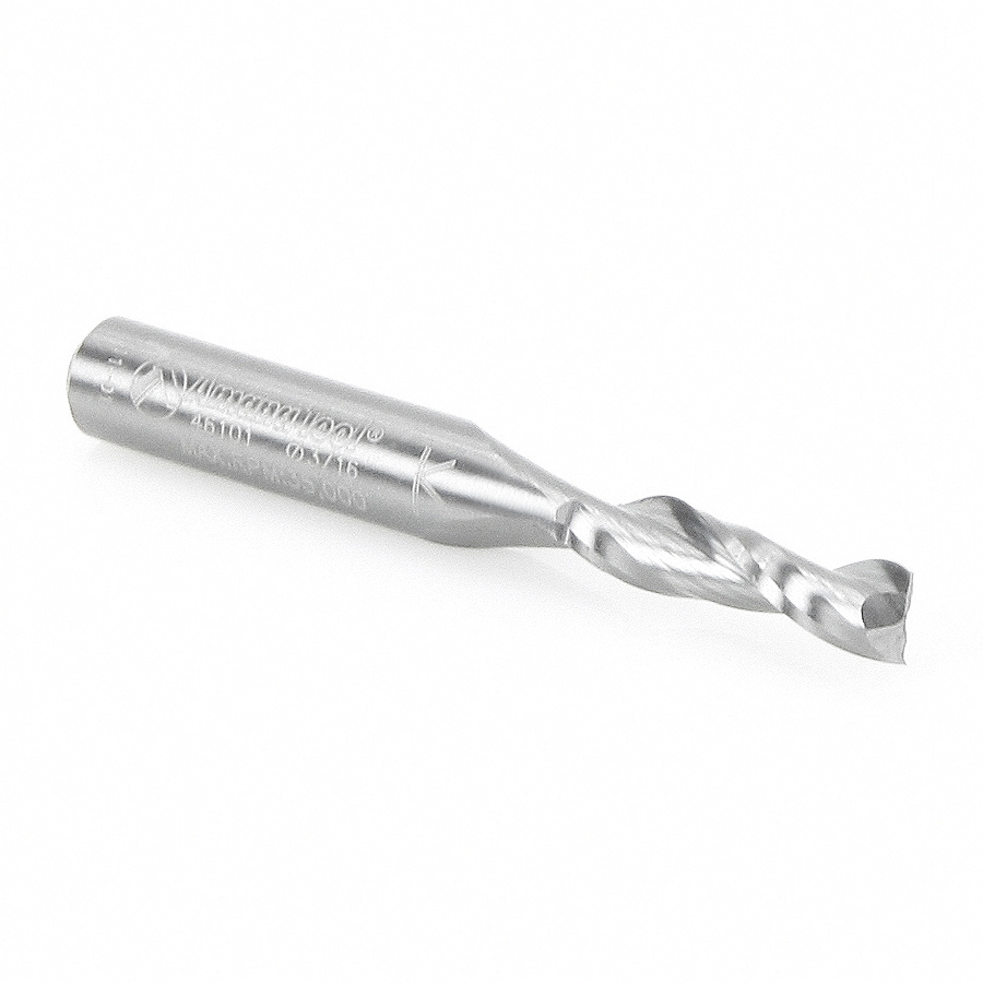 46131 Solid Carbide Spiral Plunge 3/16 Dia x 3/4 x 1/4 Inch Shank Up-Cut