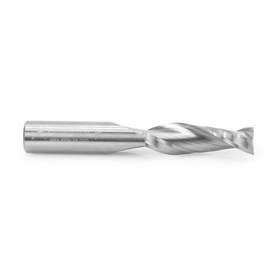 46107 Solid Carbide Spiral Plunge 1/2 Dia x 1-5/8 x 1/2 Inch Shank Up-Cut