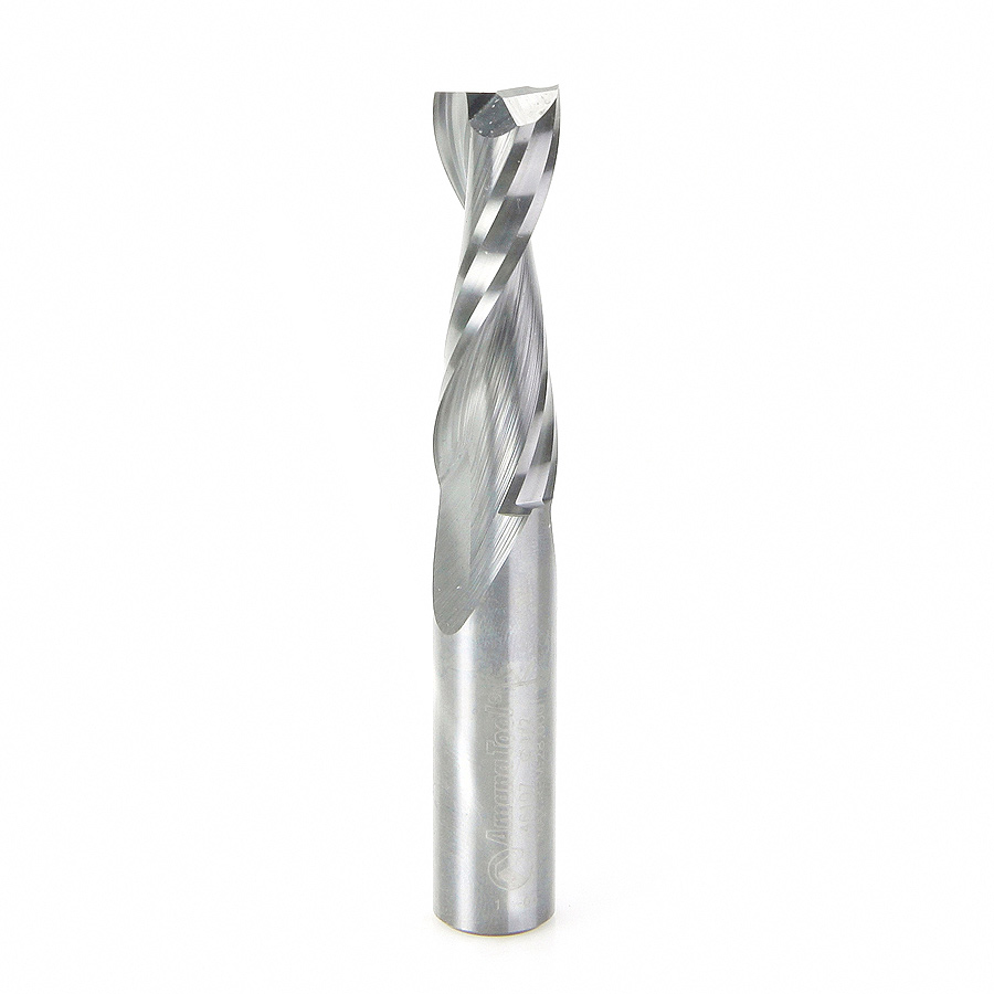 46107 Solid Carbide Spiral Plunge 1/2 Dia x 1-5/8 x 1/2 Inch Shank Up-Cut