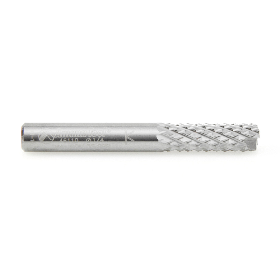 46110 End Mill Point Diamond Pattern Composite Cutting 1/4 Dia x 3/4 x 1/4 Inch Shank