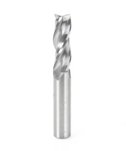 46116 Solid Carbide Spiral Plunge 1/2 Dia x 1-1/2 x 1/2 Inch Shank Up-Cut, 3-Flute