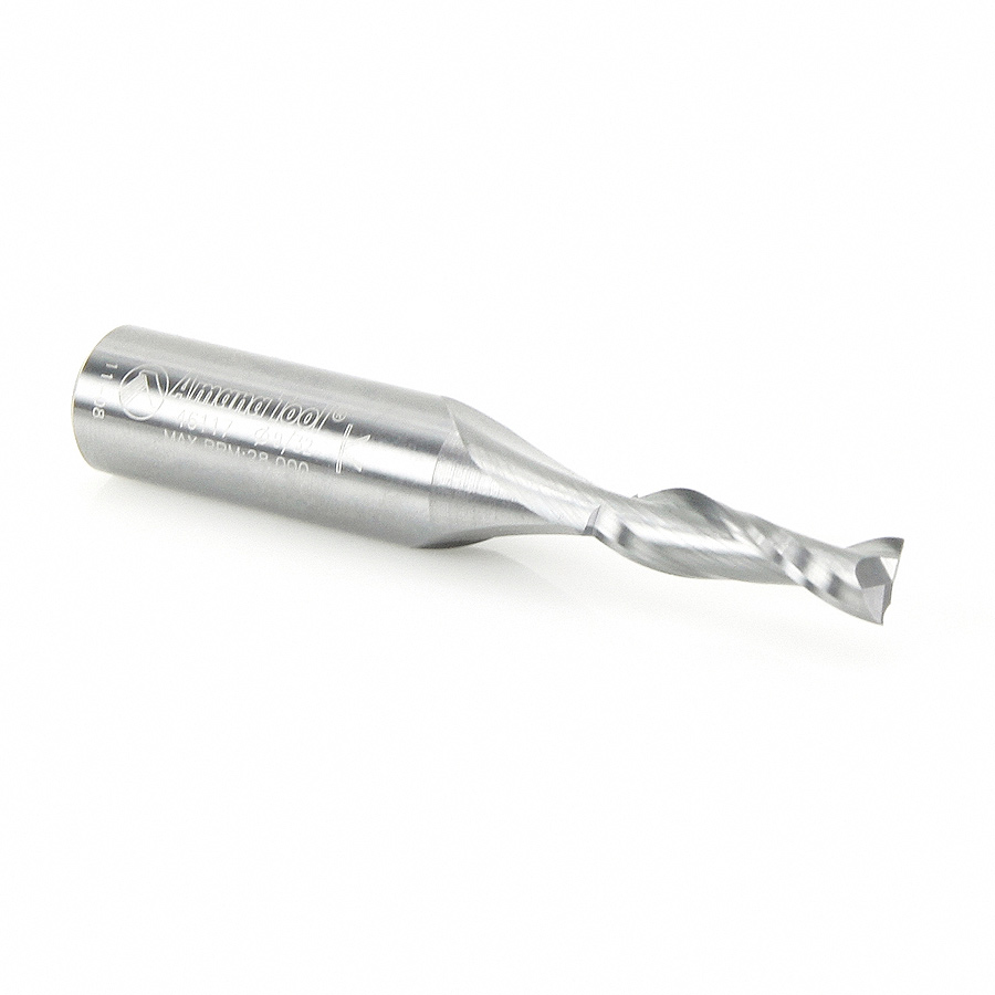 46117 Solid Carbide Spiral Plunge 9/32 Dia x 1 Inch x 1/2 Shank Up-Cut