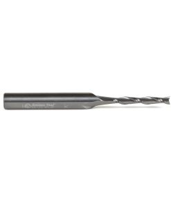 46125 Solid Carbide Spiral Plunge 1/8 Dia x 13/16 x 1/4 Shank x 2-1/2 Inch Long Up-Cut Router Bit