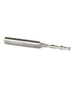 46125 Solid Carbide Spiral Plunge 1/8 Dia x 13/16 x 1/4 Shank x 2-1/2 Inch Long Up-Cut Router Bit