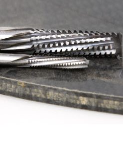 46133 Solid Carbide End Mill Point Roughing Spiral 6 Flute x 1/4 Dia x 1 x 1/4 Shank for Composite Materials