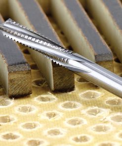 46133 Solid Carbide End Mill Point Roughing Spiral 6 Flute x 1/4 Dia x 1 x 1/4 Shank for Composite Materials