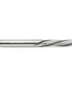 46133 Solid Carbide End Mill Point Roughing Spiral 6 Flute x 1/4 Dia x 1 x 1/4 Shank for Composite Materials