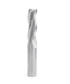 46134 CNC Solid Carbide Spiral Flute Roughing/Finishing with Chipbreaker 1/2 Dia x 1-5/8 x 1/2 Inch Shank Up-Cut, 3-Flute Router Bit