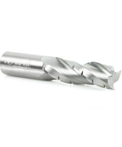 46138 CNC Solid Carbide Spiral Flute Roughing/Finishing with Chipbreaker 3/4 Dia x 2-1/4 x 3/4 Shank Up-Cut Router Bit
