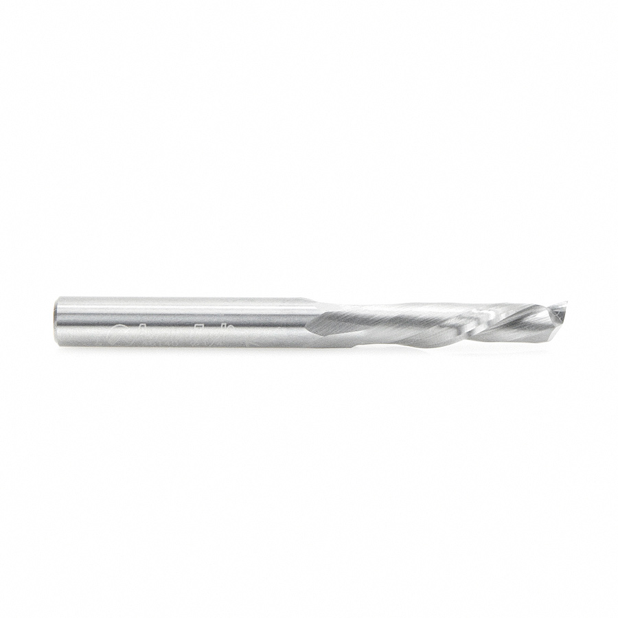 46140 CNC Solid Carbide Compression Spiral Single Flute 1/4 Dia x 7/8 x 1/4 Inch Shank