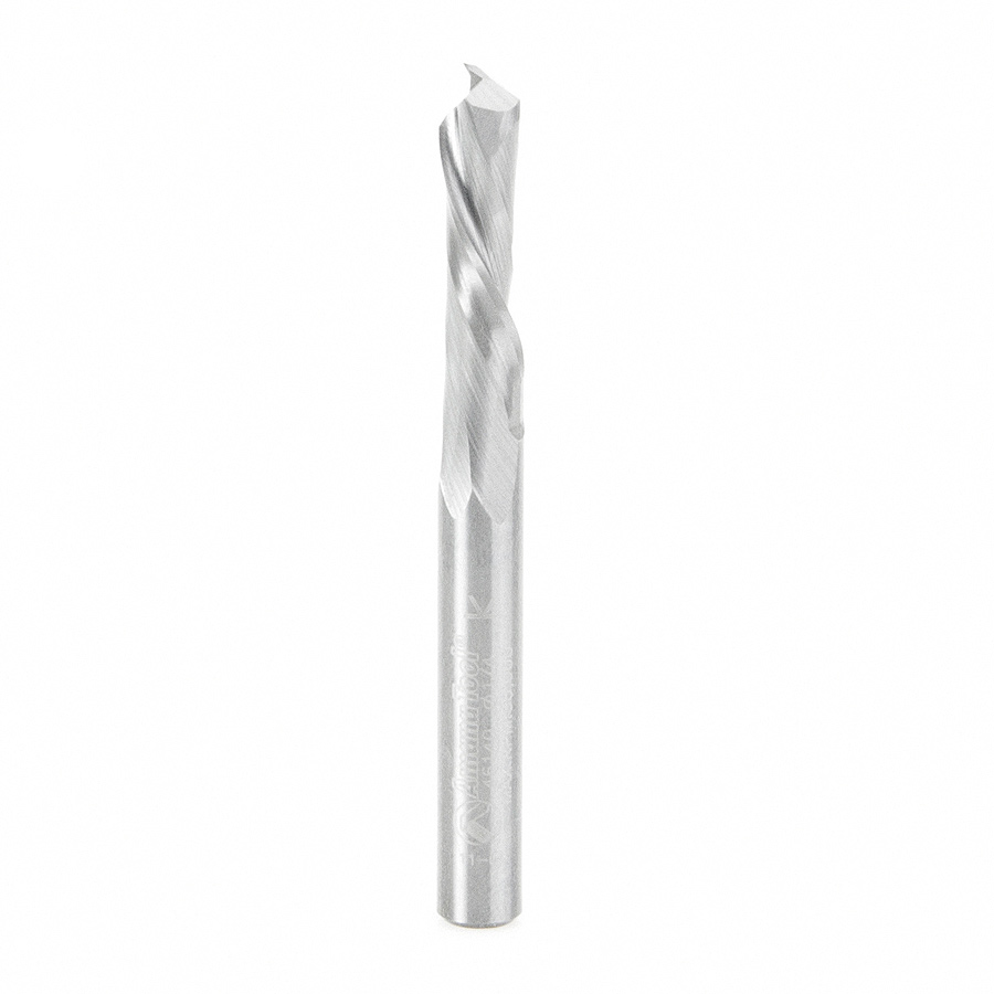 46140 CNC Solid Carbide Compression Spiral Single Flute 1/4 Dia x 7/8 x 1/4 Inch Shank