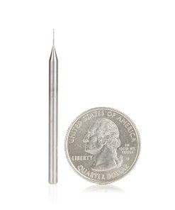 46143 Solid Carbide Spiral Plunge 1/64 Dia x 3/32 x 1/8 Shank x 2 Inch Long Up-Cut