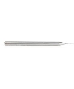 46143 Solid Carbide Spiral Plunge 1/64 Dia x 3/32 x 1/8 Shank x 2 Inch Long Up-Cut