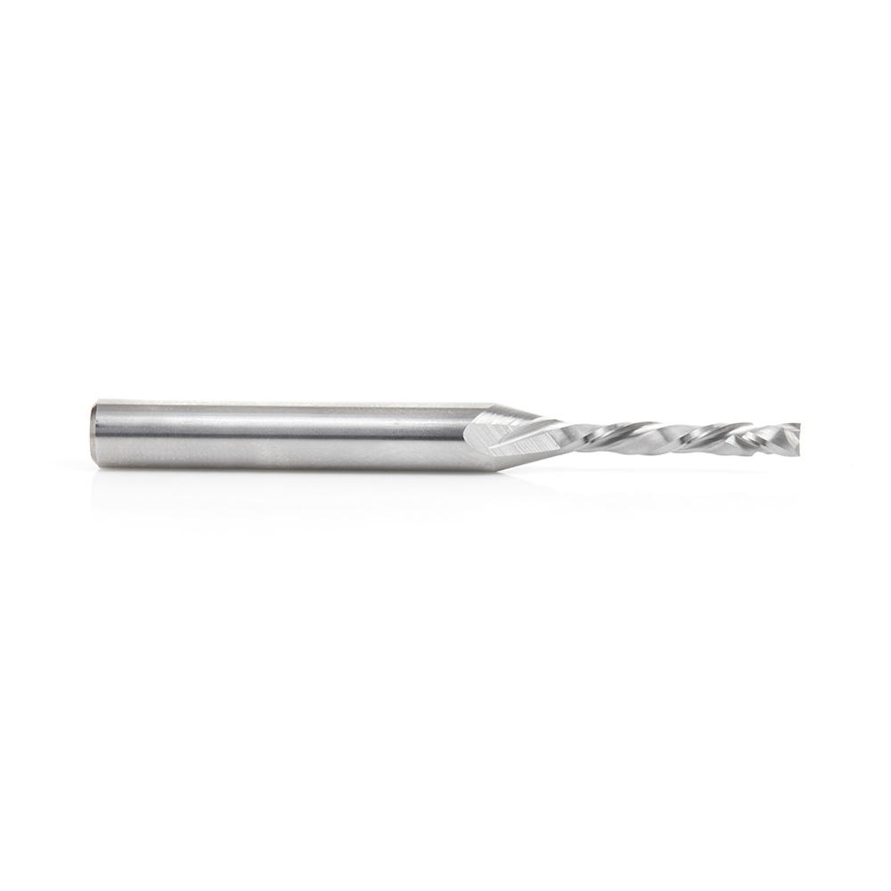 46176 CNC Solid Carbide Compression Spiral 1/8 Dia x 13/16 x 1/4 Inch Shank