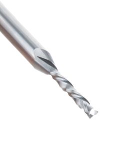 46176 CNC Solid Carbide Compression Spiral 1/8 Dia x 13/16 x 1/4 Inch Shank