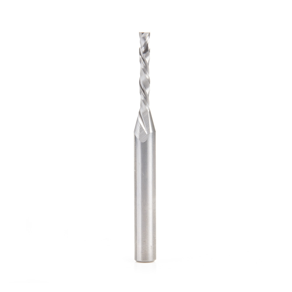 46176 CNC Solid Carbide Compression Spiral 1/8 Dia x 13/16 x 1/4 Inch Shank