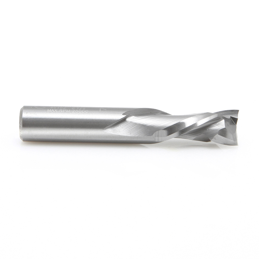 46182 CNC Solid Carbide Compression Spiral 1/2 Dia x 1 Inch x 1/2 Shank