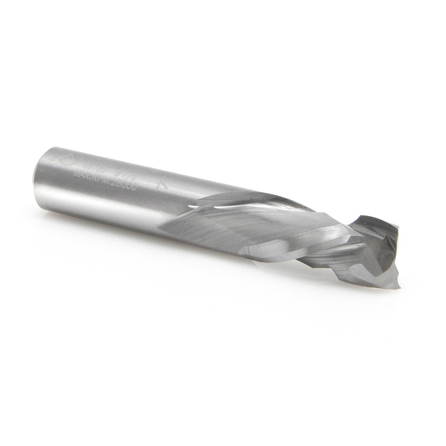 46182 CNC Solid Carbide Compression Spiral 1/2 Dia x 1 Inch x 1/2 Shank