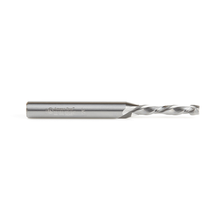 46183 CNC Solid Carbide Compression Spiral 5/32 Dia x 7/8 x 1/4 Inch Shank
