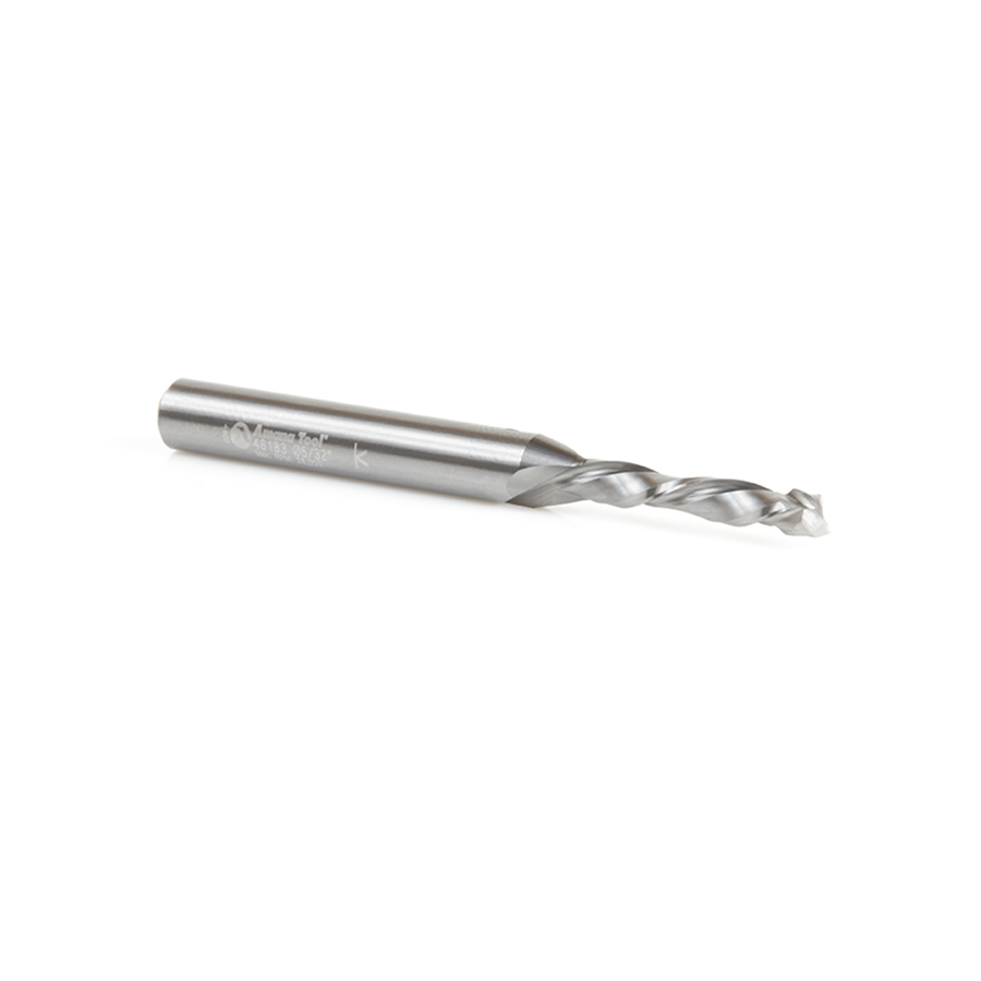 46183 CNC Solid Carbide Compression Spiral 5/32 Dia x 7/8 x 1/4 Inch Shank