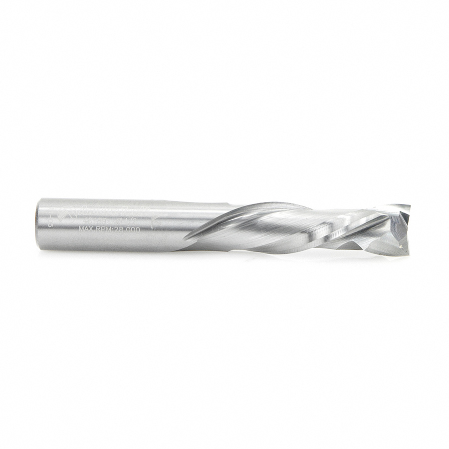 46189 CNC Solid Carbide Compression Spiral 1/2 Dia x 1-1/2 x 1/2 Inch Shank