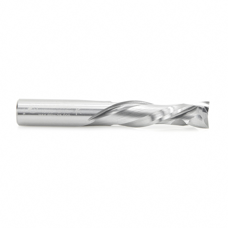 46190 CNC Solid Carbide Compression Spiral 1/2 Dia x 1-5/8 x 1/2 Inch Shank