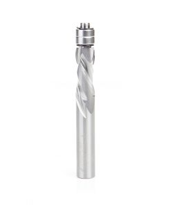 46192 Solid Carbide Compression Spiral 1/2 Dia x 1-1/4 x 1/2 Inch Shank with Double Ball Bearing