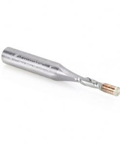 46196 Solid Carbide UltraTrim Spiral 1/8 Dia x 3/8 x 1/4 Inch Shank with Brass Pilot Guide Up-Cut
