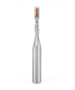 46196 Solid Carbide UltraTrim Spiral 1/8 Dia x 3/8 x 1/4 Inch Shank with Brass Pilot Guide Up-Cut