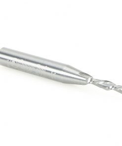 46200 Solid Carbide Spiral Plunge 1/8 Dia x 1/2 x 1/4 Inch Shank x 2 Inch Long Down-Cut