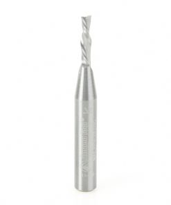 46200 Solid Carbide Spiral Plunge 1/8 Dia x 1/2 x 1/4 Inch Shank x 2 Inch Long Down-Cut