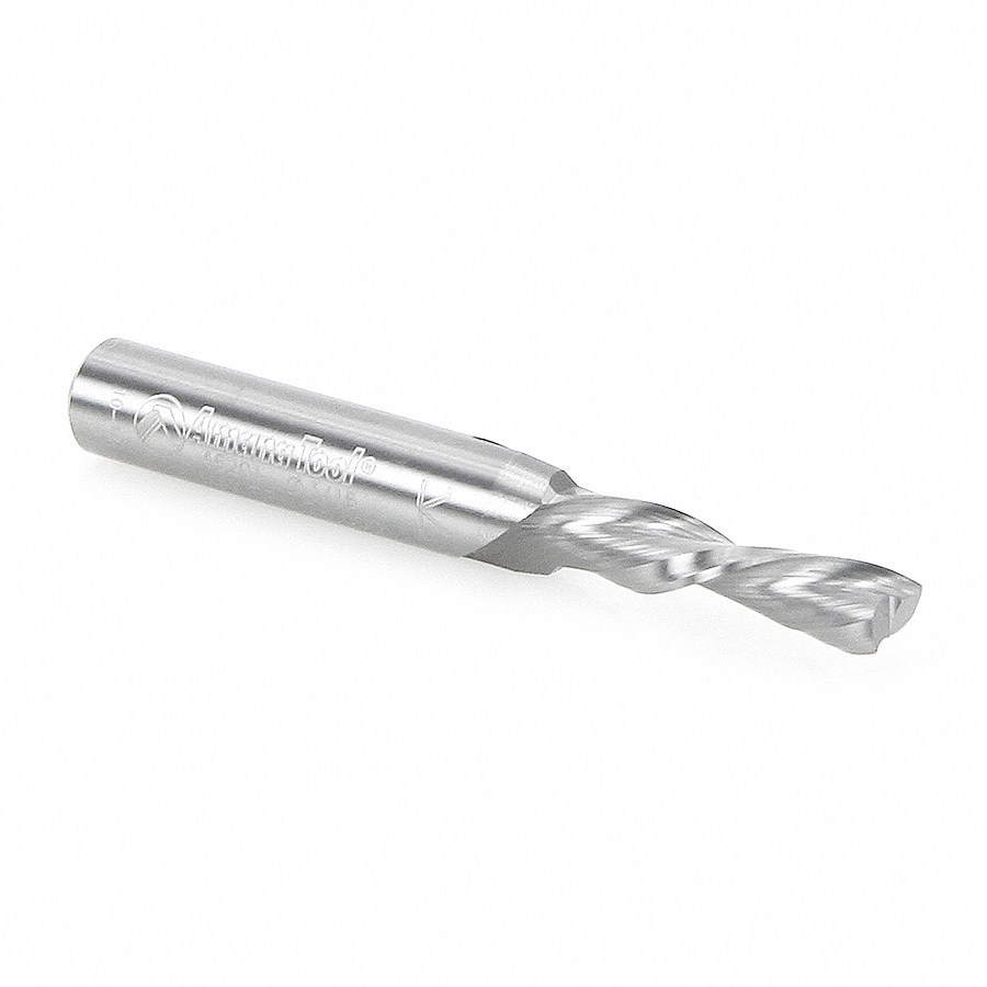 46201 Solid Carbide Spiral Plunge 3/16 Dia x 3/4 x 1/4 Inch Shank Down-Cut